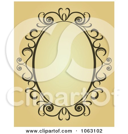 Clipart Vintage Ornate Frame 47 - Royalty Free Vector Illustration by Vector Tradition SM