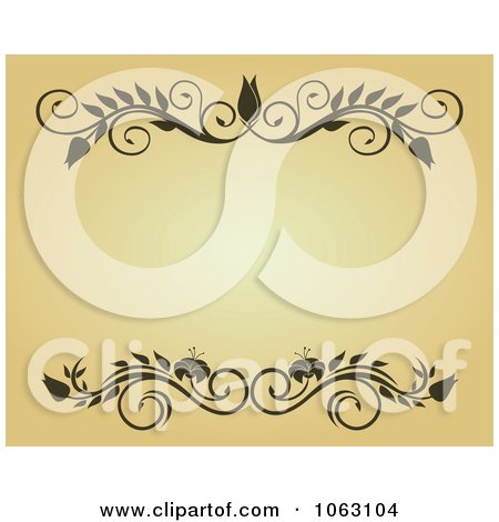 Clipart Vintage Ornate Frame 27 - Royalty Free Vector Illustration by Vector Tradition SM