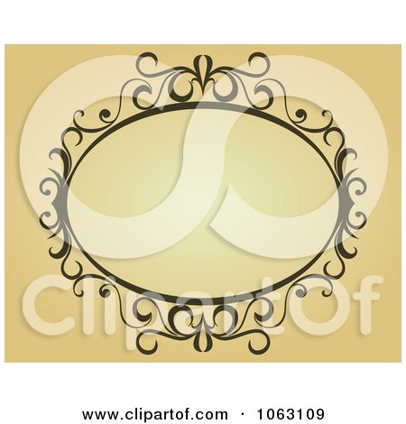 Clipart Vintage Ornate Frame 53 - Royalty Free Vector Illustration by Vector Tradition SM