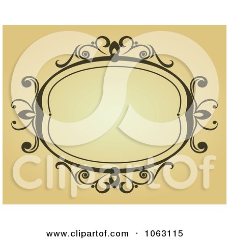 Clipart Vintage Ornate Frame 42 - Royalty Free Vector Illustration by Vector Tradition SM