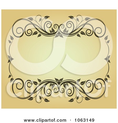 Clipart Vintage Ornate Frame 2 - Royalty Free Vector Illustration by Vector Tradition SM