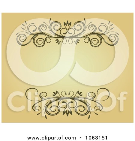 Clipart Vintage Ornate Frame 3 - Royalty Free Vector Illustration by Vector Tradition SM