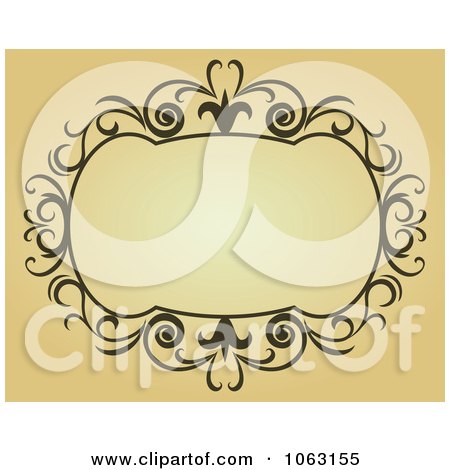 Clipart Vintage Ornate Frame 44 - Royalty Free Vector Illustration by Vector Tradition SM