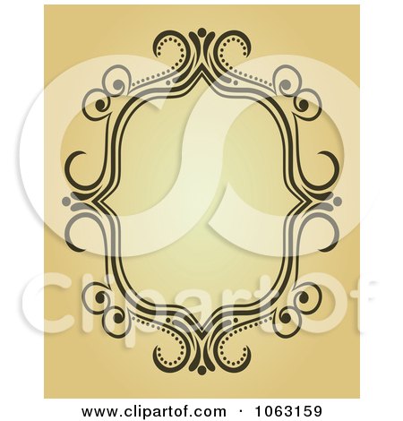 Clipart Vintage Ornate Frame 17 - Royalty Free Vector Illustration by Vector Tradition SM