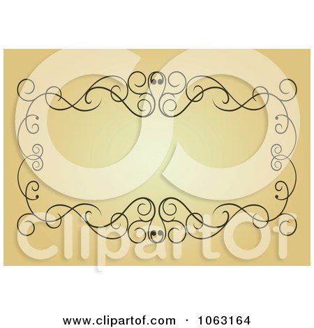 Clipart Vintage Ornate Frame 74 - Royalty Free Vector Illustration by Vector Tradition SM