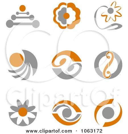 Clipart Abstract Design Element Logos Digital Collage 15 - Royalty Free Vector Illustration by Vector Tradition SM