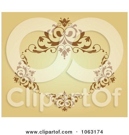 Clipart Vintage Ornate Frame 82 - Royalty Free Vector Illustration by Vector Tradition SM