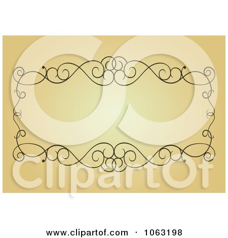 Clipart Vintage Ornate Frame 72 - Royalty Free Vector Illustration by Vector Tradition SM