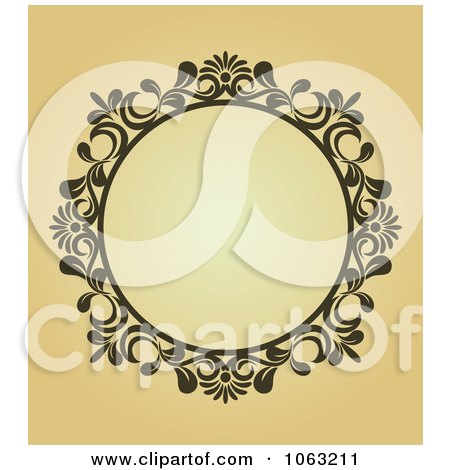 Clipart Vintage Ornate Frame 90 - Royalty Free Vector Illustration by Vector Tradition SM