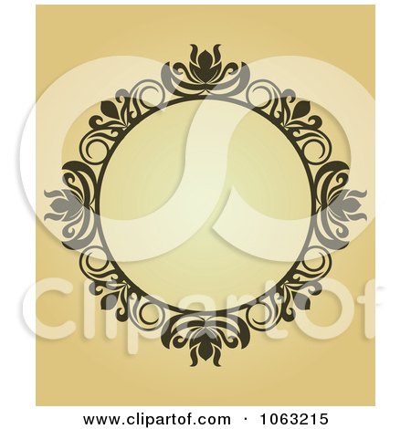 Clipart Vintage Ornate Frame 78 - Royalty Free Vector Illustration by Vector Tradition SM