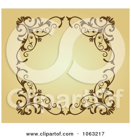 Clipart Vintage Ornate Frame 86 - Royalty Free Vector Illustration by Vector Tradition SM