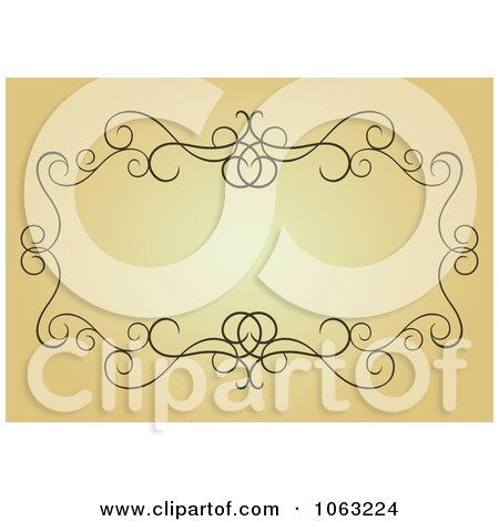 Clipart Vintage Ornate Frame 71 - Royalty Free Vector Illustration by Vector Tradition SM