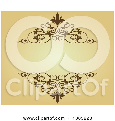 Clipart Vintage Ornate Frame 88 - Royalty Free Vector Illustration by Vector Tradition SM