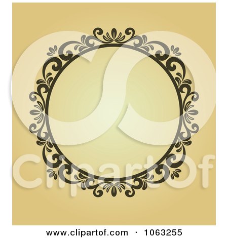 Clipart Ornate Vintage Frame 2 - Royalty Free Vector Clip Art Illustration by Vector Tradition SM