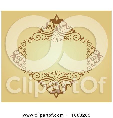 Clipart Vintage Ornate Frame 85 - Royalty Free Vector Illustration by Vector Tradition SM