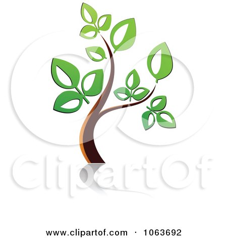 Clipart Tree Logo 16 - Royalty Free Vector Illustration by Vector Tradition SM