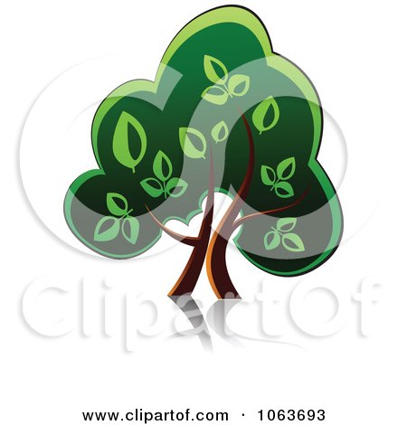 Clipart Tree Logo 18 - Royalty Free Vector Illustration by Vector Tradition SM