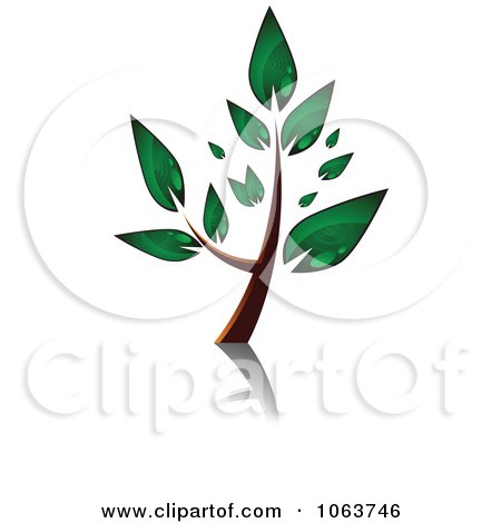 Clipart Tree Logo 20 - Royalty Free Vector Illustration by Vector Tradition SM