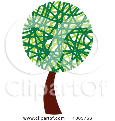 Clipart Tree Logo 9 - Royalty Free Vector Illustration by Vector Tradition SM