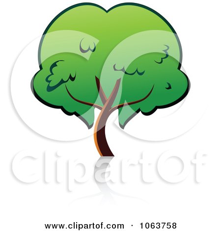 Clipart Tree Logo 15 - Royalty Free Vector Illustration by Vector Tradition SM