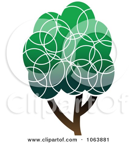 Clipart Tree Logo 3 - Royalty Free Vector Illustration by Vector Tradition SM