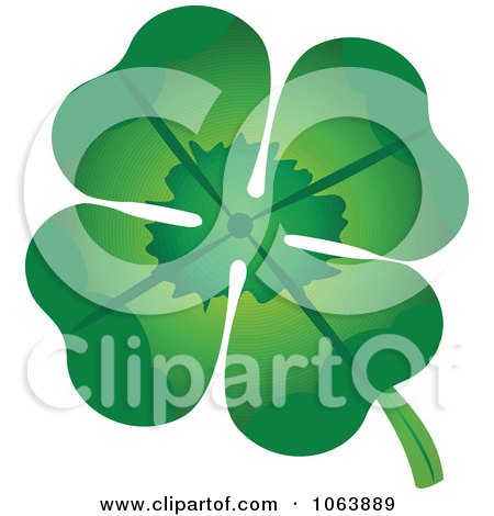 Clipart Four Leaf Clover - Royalty Free Vector Illustration by Vector Tradition SM
