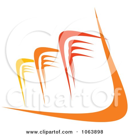 Clipart Colorful Skyscraper Logo 4 - Royalty Free Vector Illustration by Vector Tradition SM