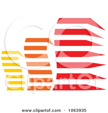 Clipart Colorful Skyscraper Logo 1 - Royalty Free Vector Illustration by Vector Tradition SM