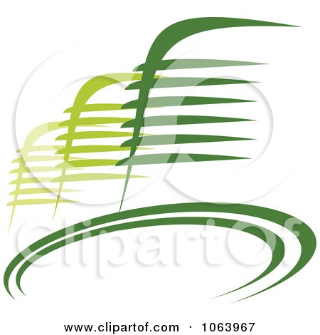 Clipart Green Skyscraper Logo 1 - Royalty Free Vector Illustration by Vector Tradition SM