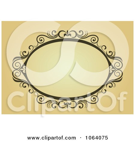 Clipart Ornate Vintage Frame 17 - Royalty Free Vector Clip Art Illustration by Vector Tradition SM