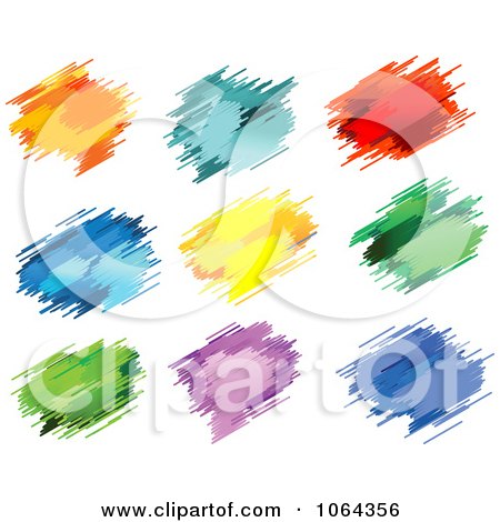 Clipart Colorful Splatters Digital Collage 5 - Royalty Free Vector Illustration by Vector Tradition SM