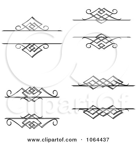 Clipart Black And White Rules Digital Collage 8 - Royalty Free Vector Illustration by Vector Tradition SM