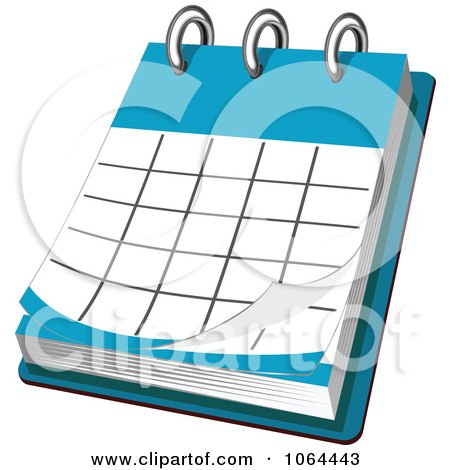 Clipart Desk Calendar - Royalty Free Vector Illustration by Vector Tradition SM