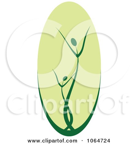 Clipart Growing Plant With People Flowers - Royalty Free Vector Illustration by Vector Tradition SM