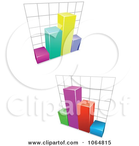 Clipart Bar Graphs 4 - Royalty Free Vector Illustration by Vector Tradition SM