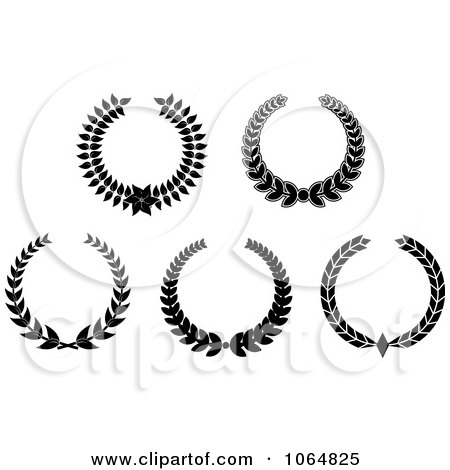 Clipart Laurel Wreaths 8 - Royalty Free Vector Illustration by Vector Tradition SM