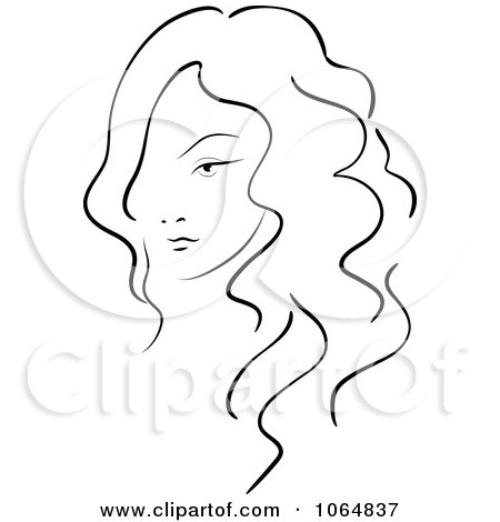 Clipart Sketched Woman 4 - Royalty Free Vector Illustration by Vector Tradition SM