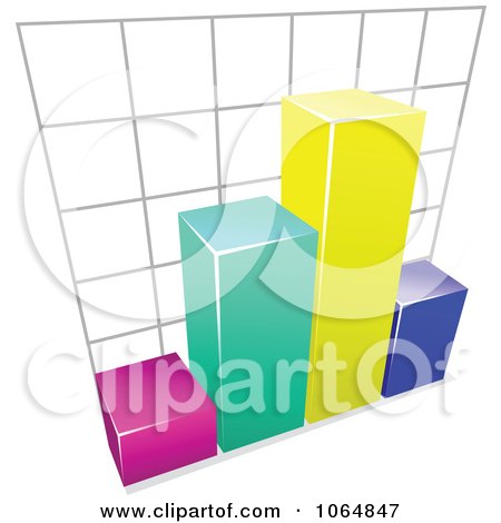 Clipart Bar Graph 4 - Royalty Free Vector Illustration by Vector Tradition SM