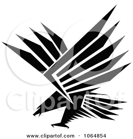 Clipart Eagle 5 - Royalty Free Vector Illustration by Vector Tradition SM