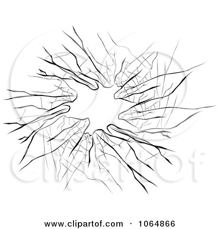 Clipart Shattered Glass - Royalty Free Vector Illustration by Vector Tradition SM