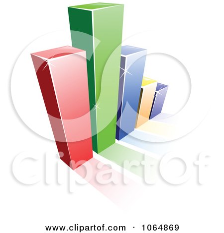 Clipart Bar Graph 6 - Royalty Free Vector Illustration by Vector Tradition SM