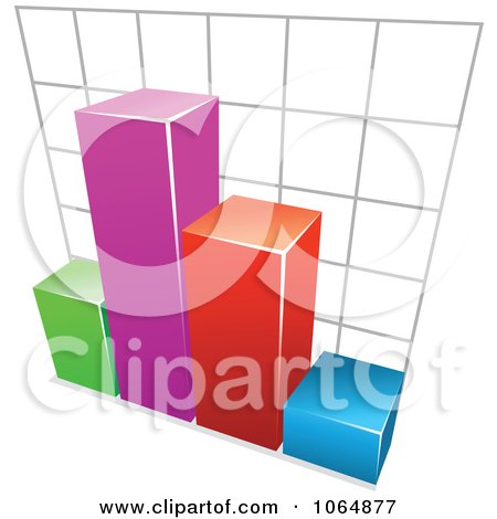 Clipart Bar Graph 5 - Royalty Free Vector Illustration by Vector Tradition SM