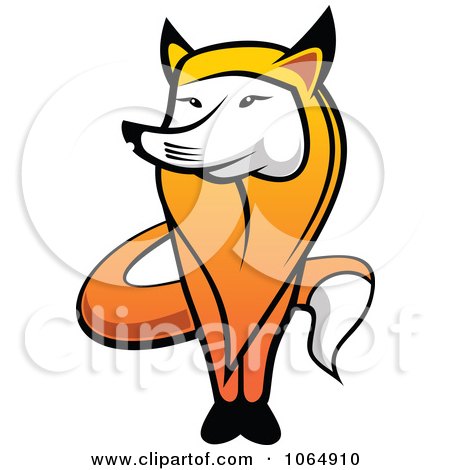 Clipart Standing Fox 2 - Royalty Free Vector Illustration by Vector Tradition SM