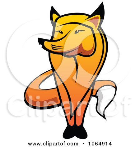 Clipart Standing Fox 1 - Royalty Free Vector Illustration by Vector Tradition SM