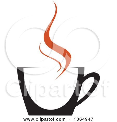 Clipart Hot Coffee - Royalty Free Vector Illustration by Vector Tradition SM