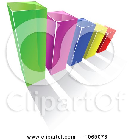 Clipart Bar Graph 3 - Royalty Free Vector Illustration by Vector Tradition SM