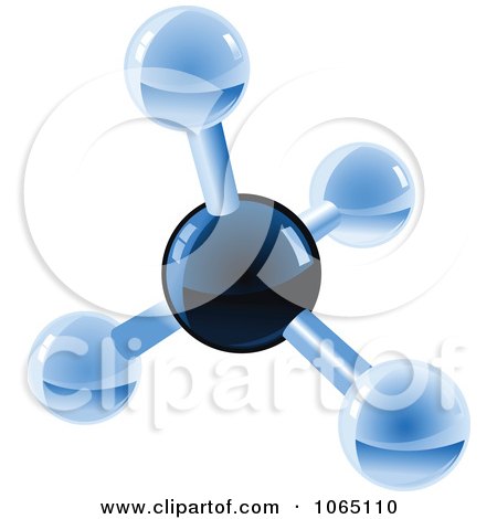 Clipart 3d Molecule 1 - Royalty Free Vector Illustration by Vector Tradition SM