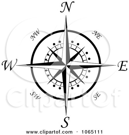 Clipart Compass Face 3 - Royalty Free Vector Illustration by Vector Tradition SM