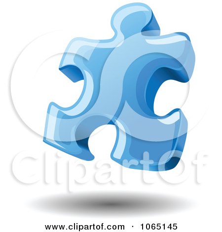 Clipart 3d Puzzle Piece 2 - Royalty Free Vector Illustration by Vector Tradition SM