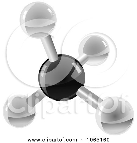 Clipart 3d Molecule 2 - Royalty Free Vector Illustration by Vector Tradition SM
